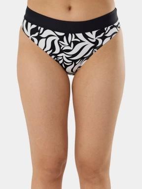 chiloti bikini pt. femei Fundango Sahara Midwaist Full Bottom negru 1