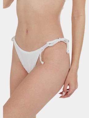 chiloti bikini pt. femei Fundango Innisfil II Tie-side Jacquard Bottom alb 1
