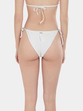 chiloti bikini pt. femei Fundango Innisfil II Tie-side Jacquard Bottom alb 3