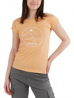 tricou cu maneci scurte pt. femei Fundango Amira T-shirt galben 1