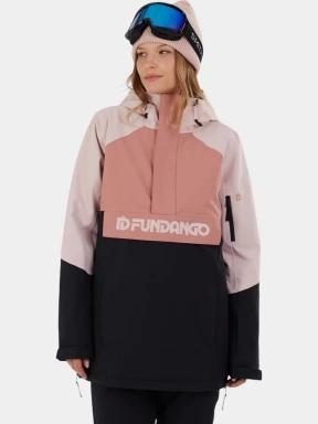 jacheta hanorac pt. femei Fundango Birch ECO Logo Anorak roz 1