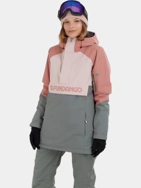 jacheta hanorac pt. femei Fundango Birch ECO Logo Anorak verde 1