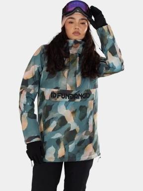 jacheta hanorac pt. femei Fundango Birch ECO Logo Anorak verde 1