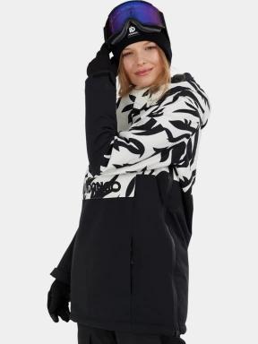 jacheta hanorac pt. femei Fundango Birch ECO Logo Anorak negru 1
