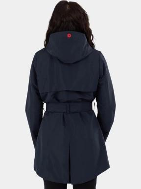 haine de ploaie pt. femei Fundango Regina III Waterproof Trench Jacket albastru inchis 3