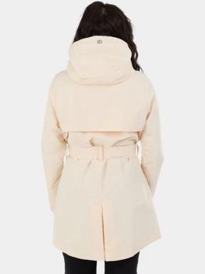 haine de ploaie pt. femei Fundango Regina III Waterproof Trench Jacket nisip 3