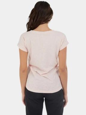 tricou cu maneci scurte pt. femei Fundango Amira T-shirt roz 3