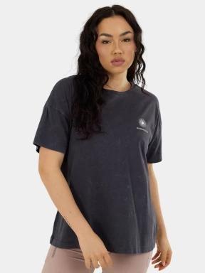 tricou cu maneci scurte pt. femei Fundango Sunshine II Surf-T negru 1