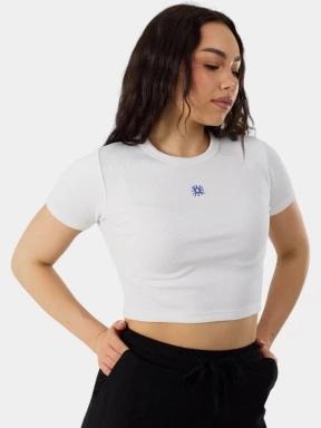 crop top pt. femei Fundango Sora Cropped T-shirt alb 1