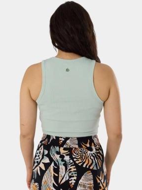bluza tank pt. femei Fundango Naya Cropped Tank-T verde 3