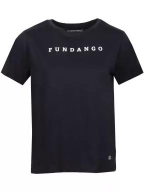 tricou cu maneci scurte pt. femei Fundango Womens Logo T negru 1