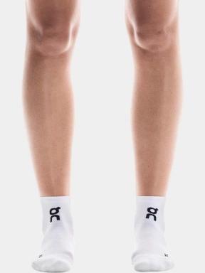 ciorapi sport ON Core Run Sock Mid 2P alb 1