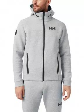 pulover cu gluga pt. barbati Helly Hansen Hp Ocean Fz Jacket gri 1
