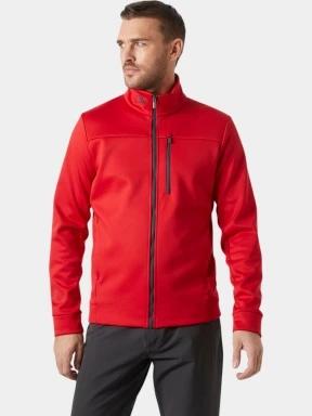 pulover polar pt. barbati Helly Hansen Crew Fleece Jacket rosu 1