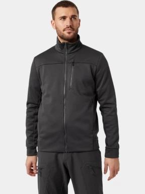 pulover polar pt. barbati Helly Hansen Crew Fleece Jacket negru 1