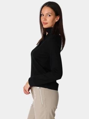 tricou cu maneci lungi si guler pt. femei Luhta Luhta Halso negru 3