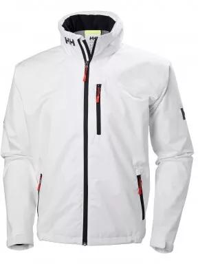 geaca de vant pt. barbati Helly Hansen Crew Hooded Jacket alb 1