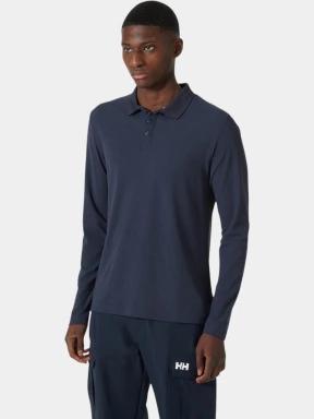 tricou cu maneci lungi si guler pt. barbati Helly Hansen Crewline Ls Polo albastru inchis 1