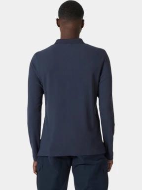 tricou cu maneci lungi si guler pt. barbati Helly Hansen Crewline Ls Polo albastru inchis 3