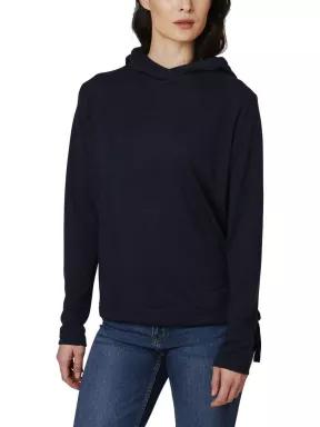 pulover cu gluga pt. femei Helly Hansen W Siren Hoodie albastru inchis 1