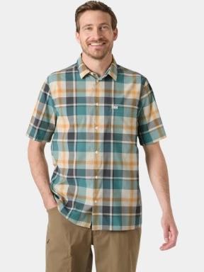 camasa cu maneci scurte pt. barbati Helly Hansen Fjord Qd Ss Shirt 2.0 verde 1