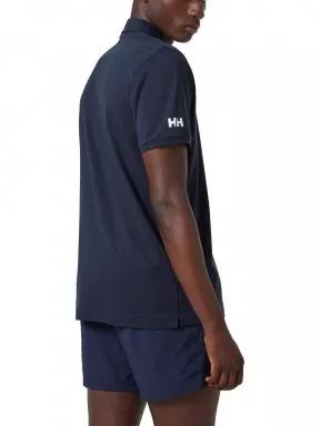 tricou cu guler pt. barbati Helly Hansen Coastline Polo 2.0 albastru inchis 3