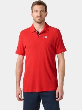 tricou cu guler pt. barbati Helly Hansen Ocean Polo 2.0 rosu 1