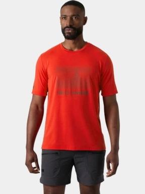 tricou cu maneci scurte pt. barbati Helly Hansen Hp Race Graphic T-Shirt rosu 1