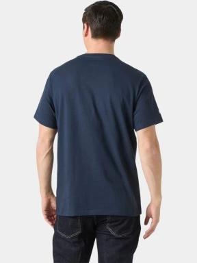 tricou cu maneci scurte pt. barbati Helly Hansen Crew T-Shirt 2.0 albastru inchis 3