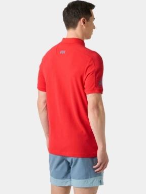 tricou cu guler pt. barbati Helly Hansen Hp Race Polo rosu 3