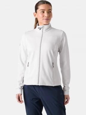 pulover polar pt. femei Helly Hansen W Crew Fleece Jacket alb 1
