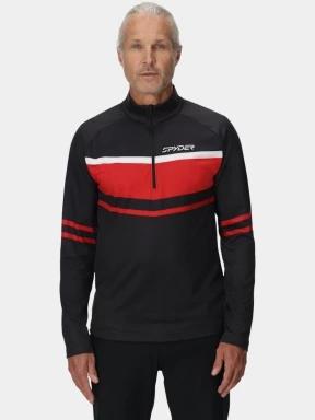 top lenjerie de corp pt. barbati Spyder Legacy 1/2 Zip negru 1