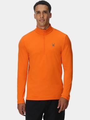top lenjerie de corp pt. barbati Spyder Prospect 1/2 Zip portocaliu 1