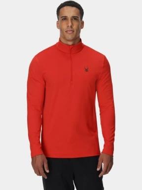 top lenjerie de corp pt. barbati Spyder Prospect 1/2 Zip rosu 1