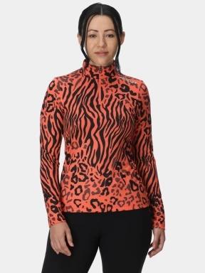 top lenjerie de corp pt. femei Spyder Vivid 1/2 Zip portocaliu 1