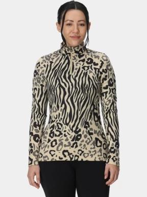 top lenjerie de corp pt. femei Spyder Vivid 1/2 Zip nisip 1