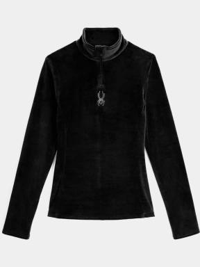 pulover polar pt. femei Spyder Shimmer Bug 1/2 Zip negru 1