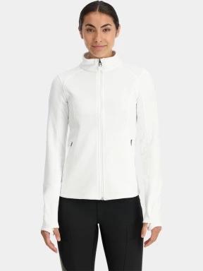 pulover polar pt. femei Spyder Bandita Jacket alb 1