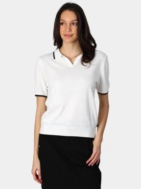 tricou cu guler pt. femei Luhta Luhta Hissa alb 1