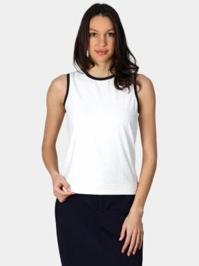 tricou fara maneci pt. femei Luhta Luhta Hidola alb 1