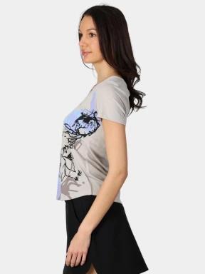 tricou cu maneci scurte pt. femei Luhta Luhta Ellis maro 3