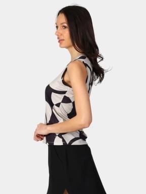 tricou fara maneci pt. femei Luhta Luhta Ihanne nisip 3