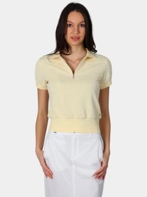 tricou cu guler pt. femei Luhta Luhta Ilmala galben 1