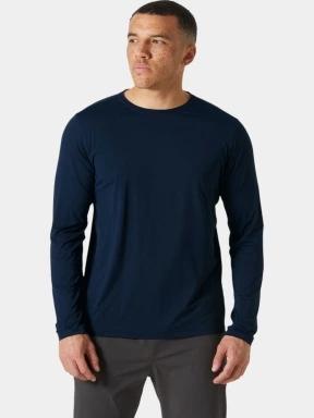 tricou cu maneci lungi pt. barbati Helly Hansen Shine Solen Ls Crew albastru inchis 1