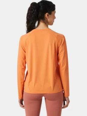 tricou cu maneci lungi pt. femei Helly Hansen W Shine Solen Ls Crew portocaliu 3