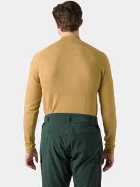 top lenjerie de corp pt. barbati Helly Hansen Lifa Merino Knitevo 1/2 Zip maro 3