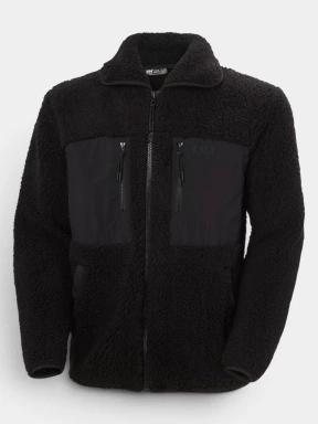 pulover polar pt. barbati Helly Hansen Moonlit Pile Jacket negru 1
