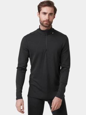top lenjerie de corp pt. barbati Helly Hansen Lifa Merino Midweight 1/2 Zip negru 1
