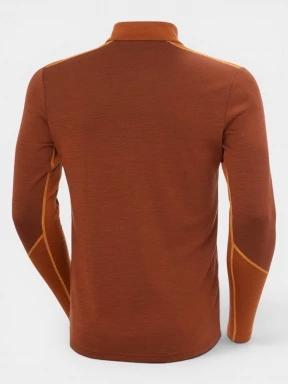 top lenjerie de corp pt. barbati Helly Hansen Lifa Merino Midweight 1/2 Zip portocaliu 3