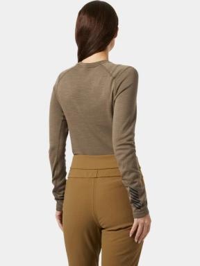 top lenjerie de corp pt. femei Helly Hansen W Lifa Merino Midw Gra Crew oliv 3